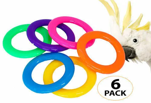 1196 Pk6 Plastic Cane Rack Rings