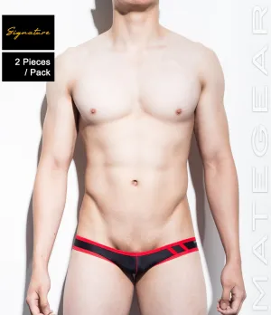 [2pc/Pack] Signature Mini Swim Squarecuts - Ran Kwang (Flat Front / Without Lining)