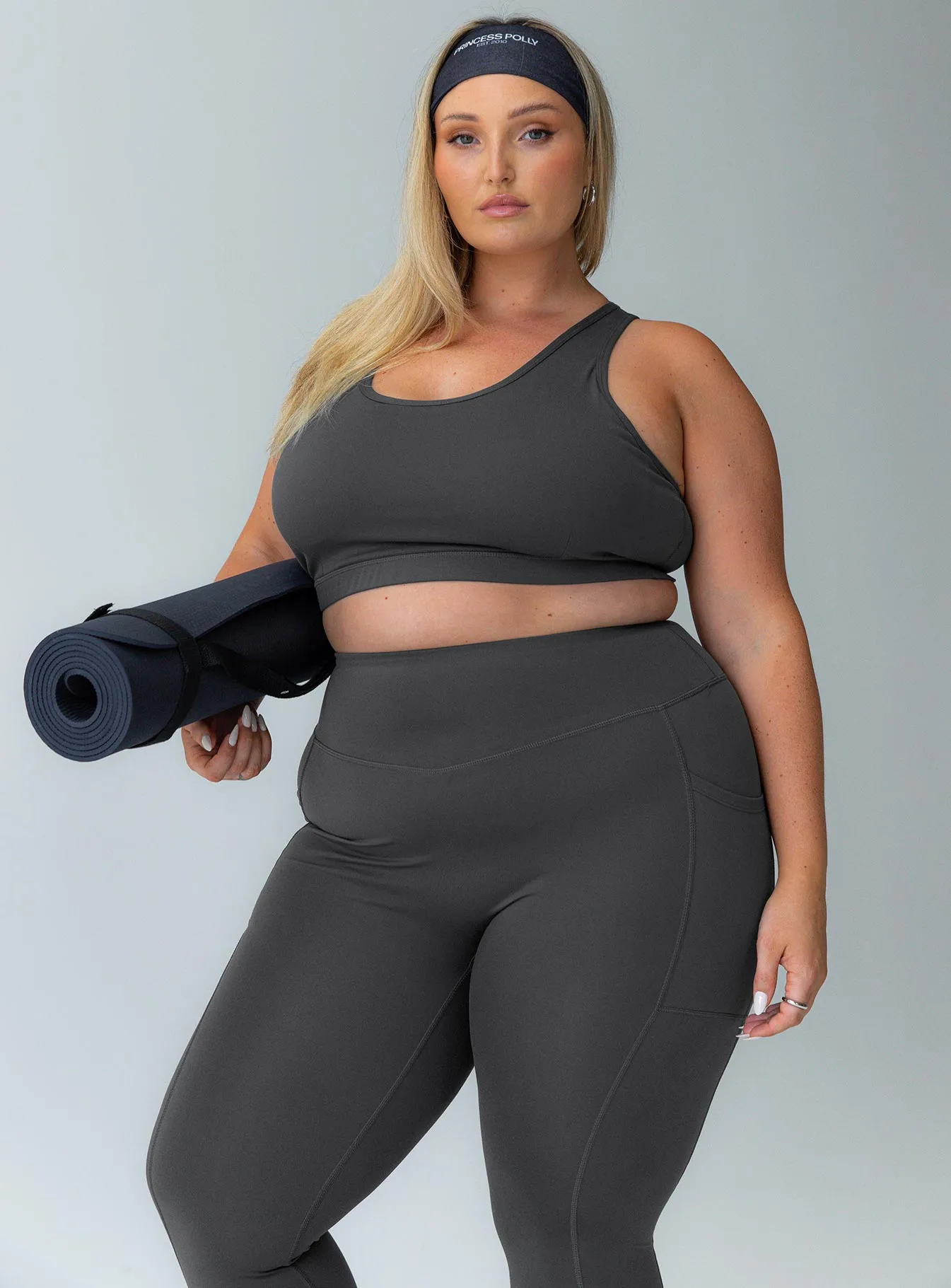 Achieve Activewear Leggings Grey Curve