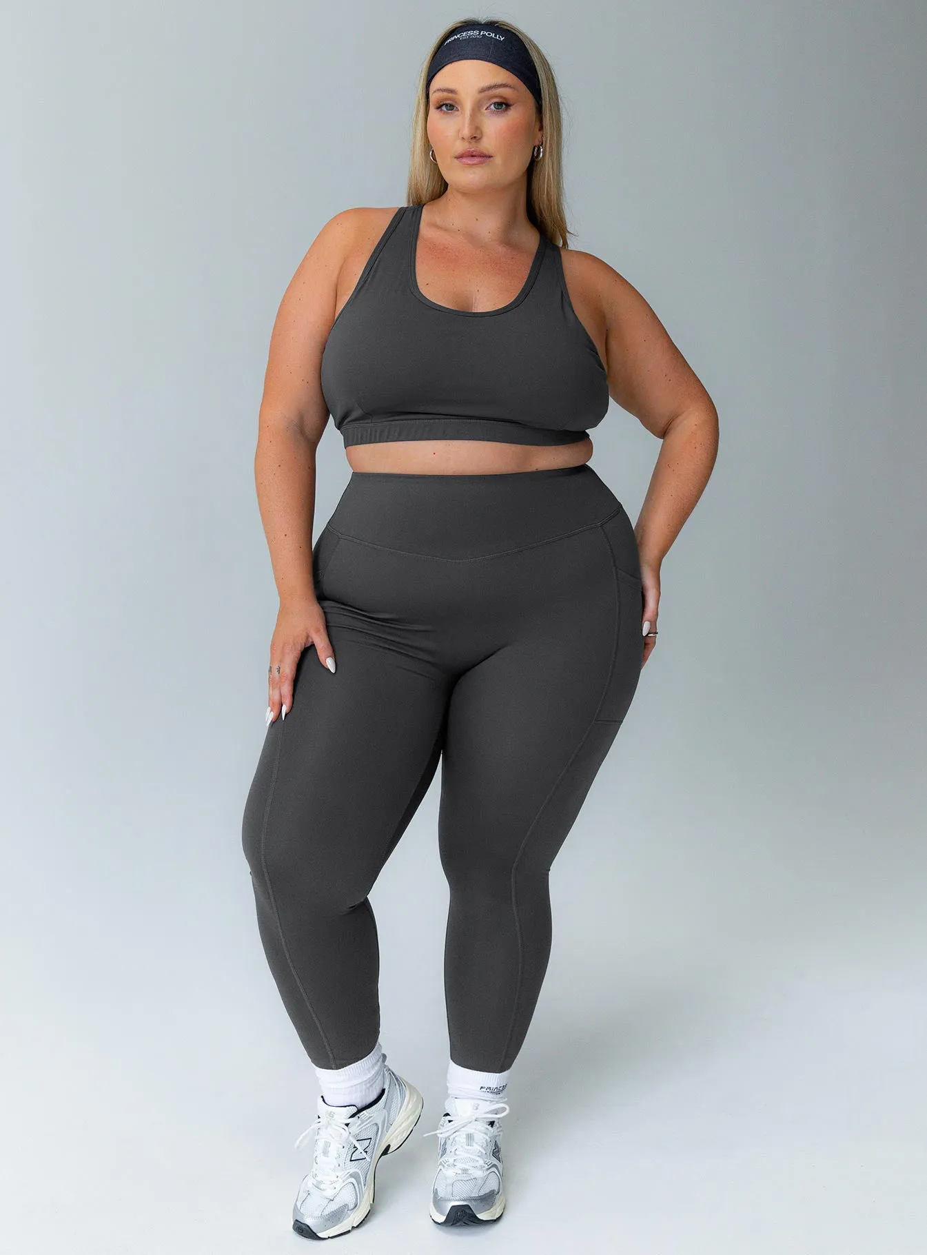 Achieve Activewear Leggings Grey Curve