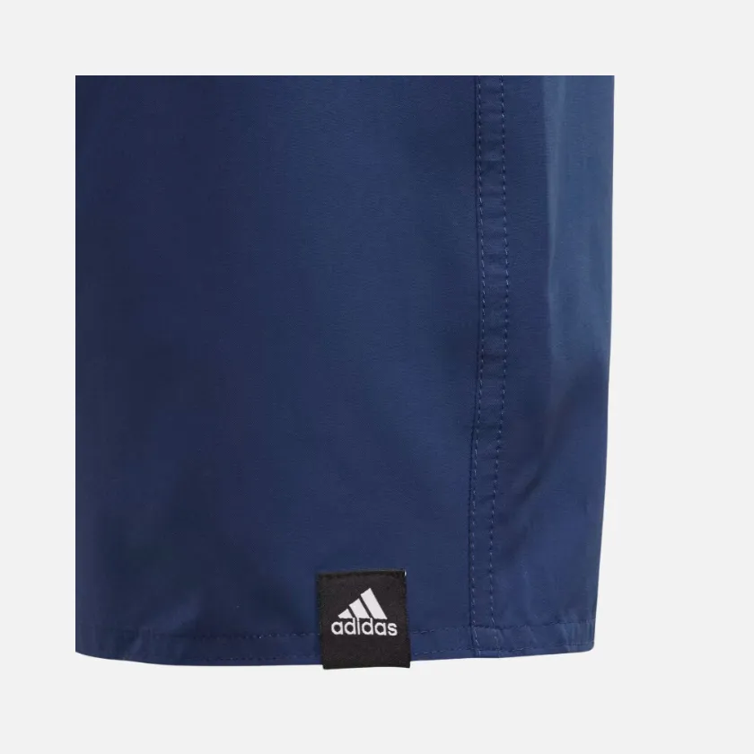 Adidas 3 Stripes Bold Kids Swimming Shorts -Tech Indigo