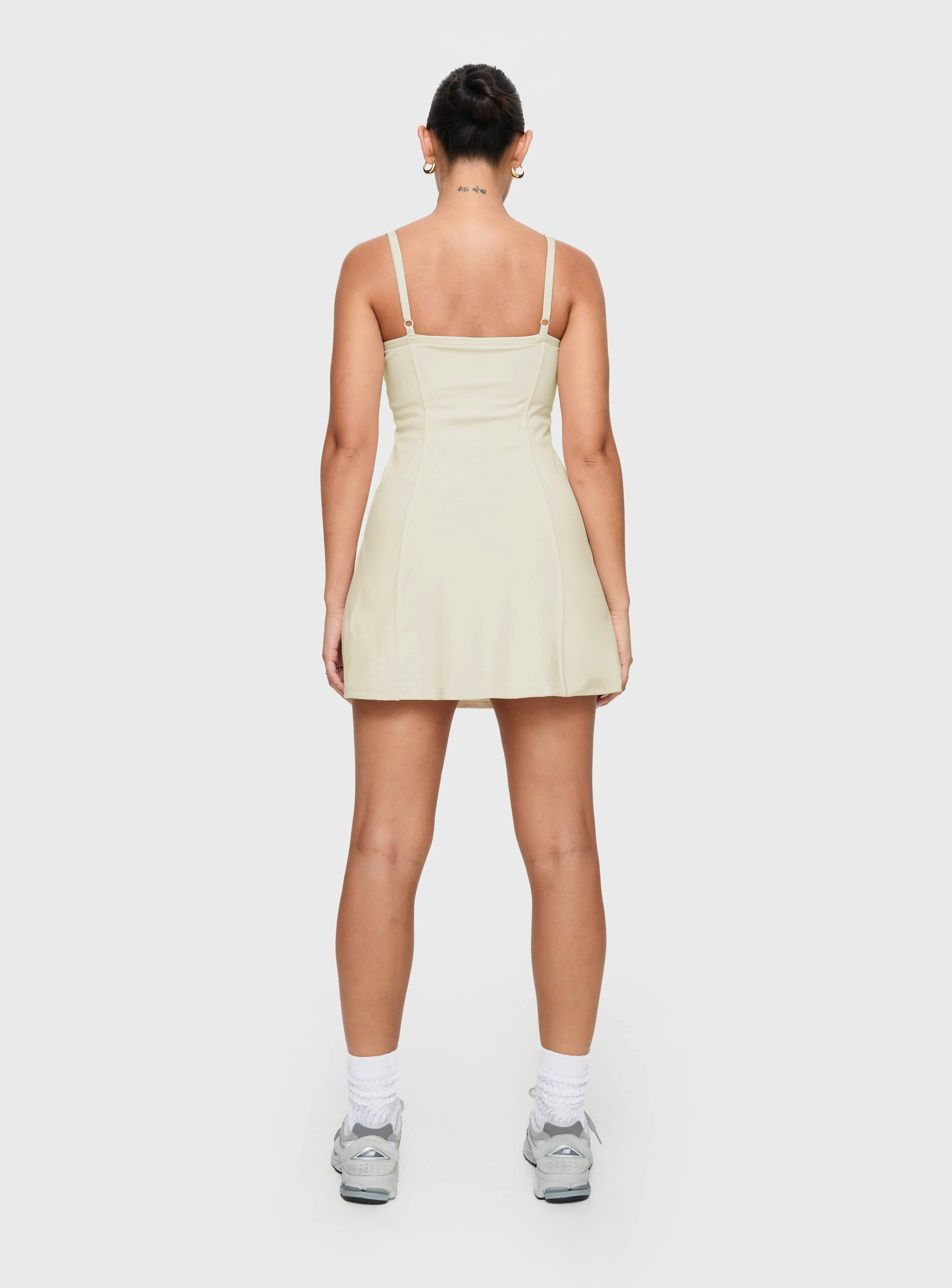 Ambition Activewear Mini Dress Latte