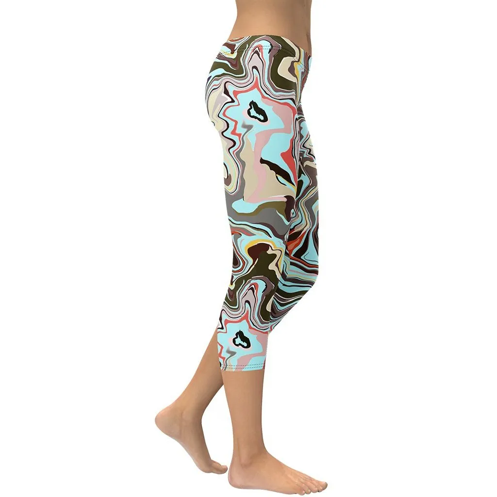 Aqua Marble Capris