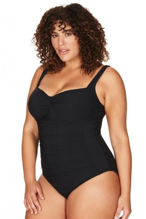 Artesands MultiCup Crossfront One Piece Black