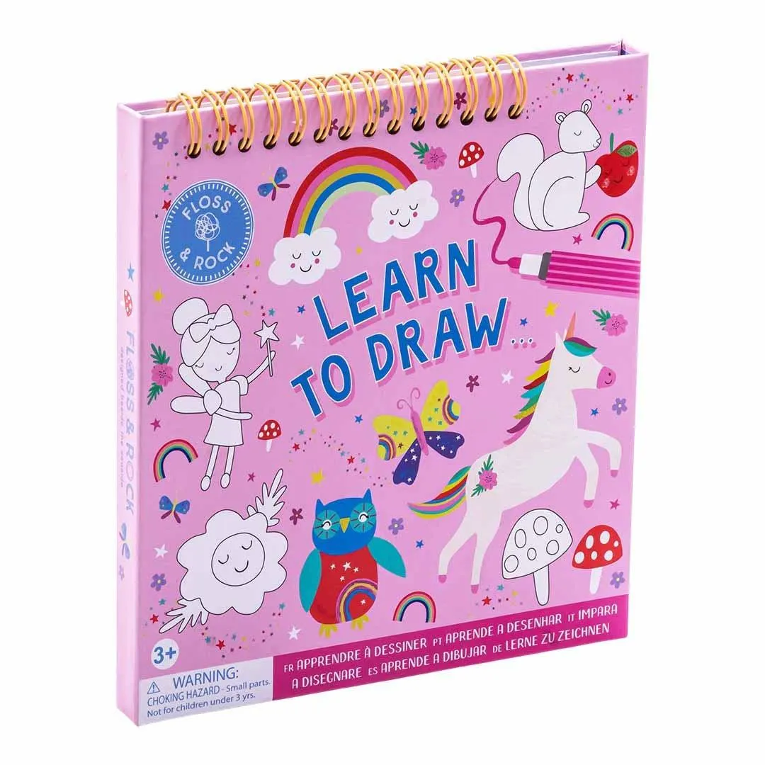 Arts and Crafts | Rainbow Fairy Learn To Draw Art Set Activity Book | Floss and Rock