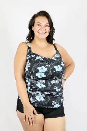 Azure Slimming Tankini Top