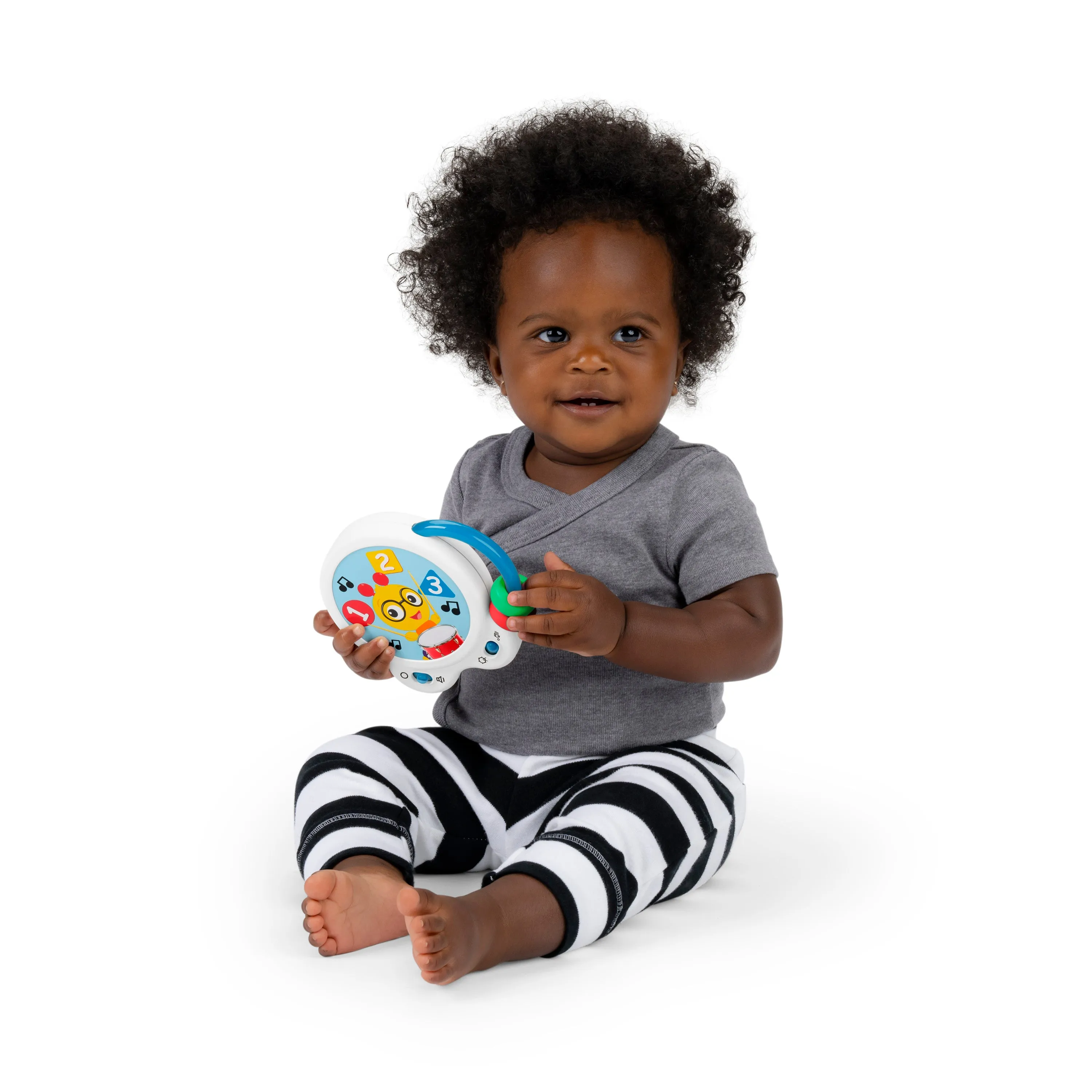 Baby Einstein Tiny Tempo Musical Toy Drum, Ages 3  months