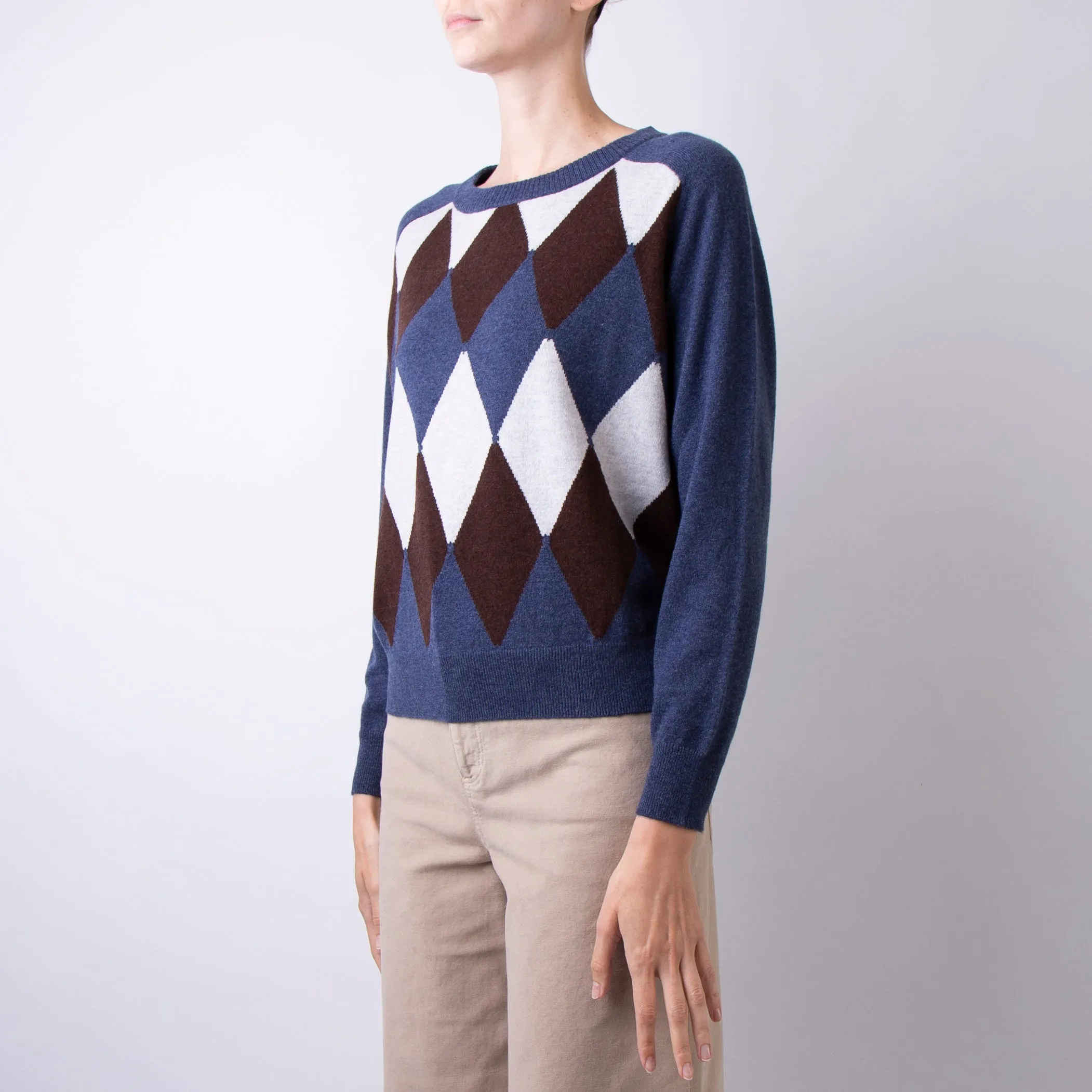 BALLANTYNE SWEATER B1P736 12KG6 93610 BICOLOR