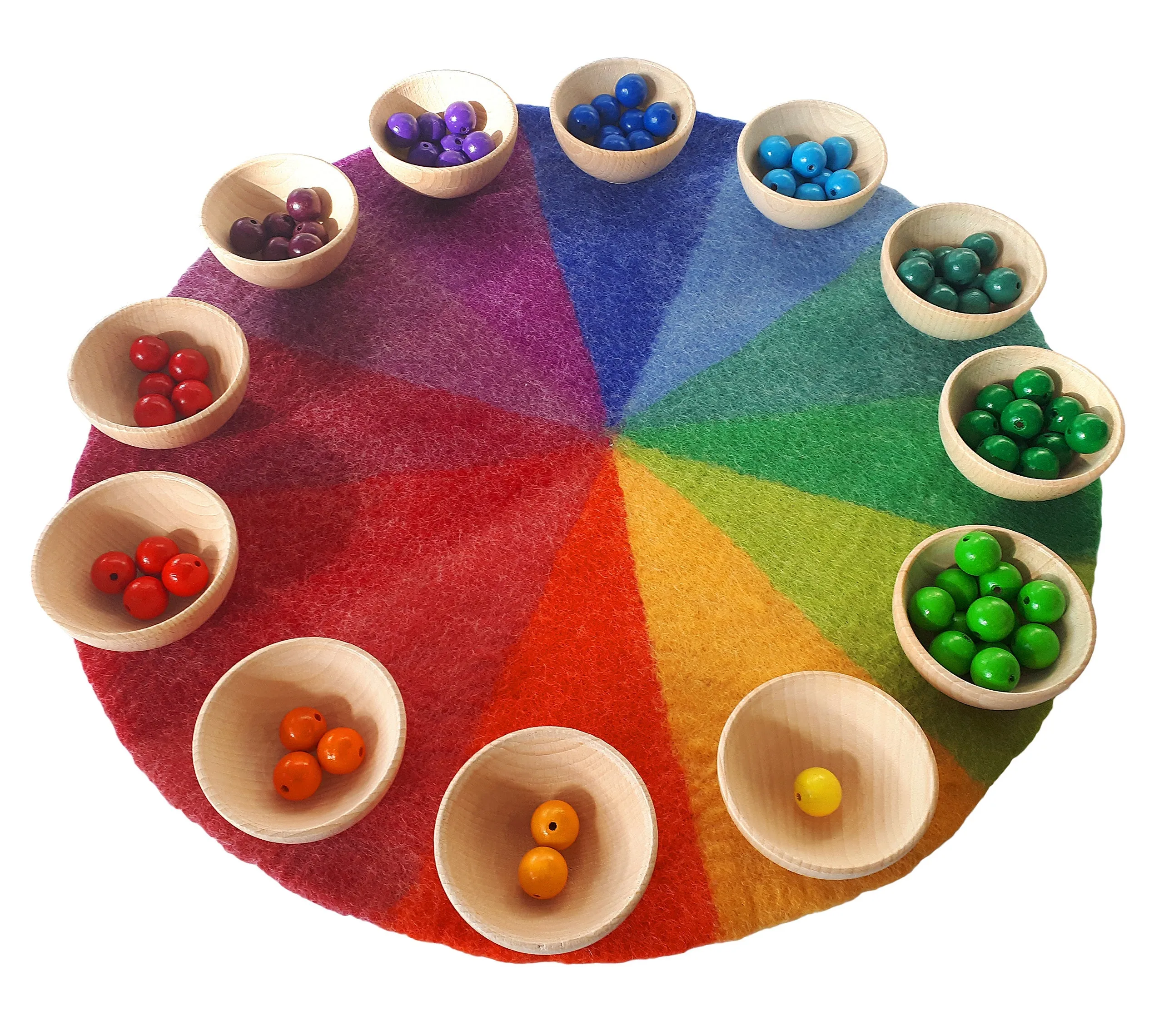 Bauspiel Colorful felt carpet | Small