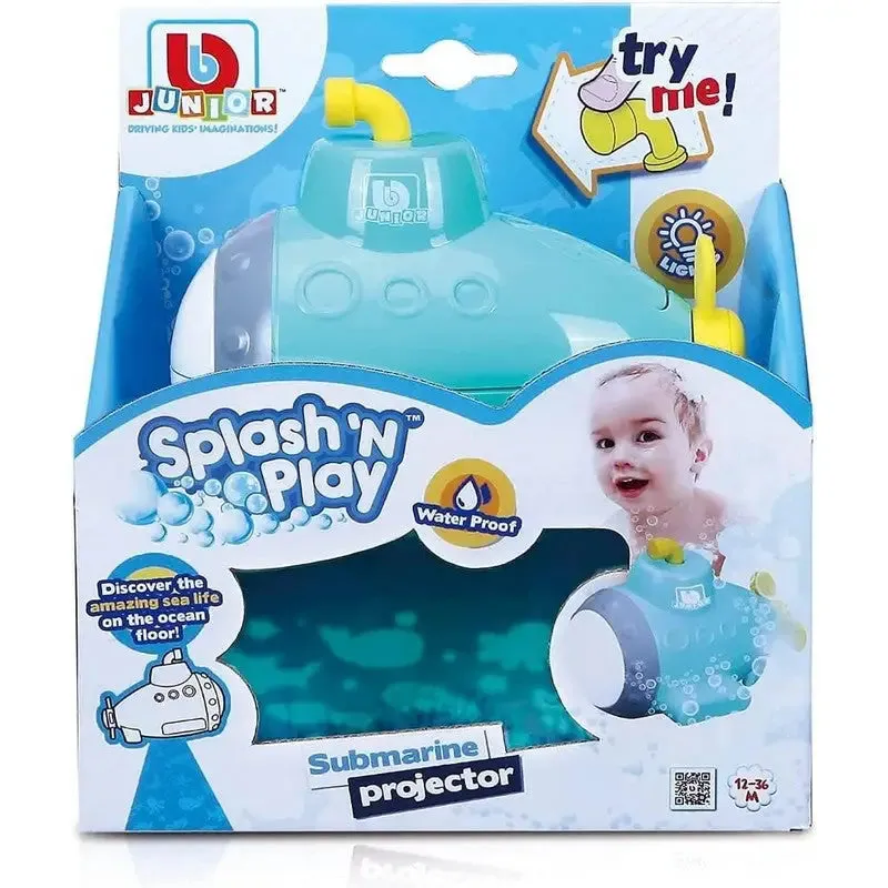 BB Junior Splash N Play Submarine Projector Toy - Blue