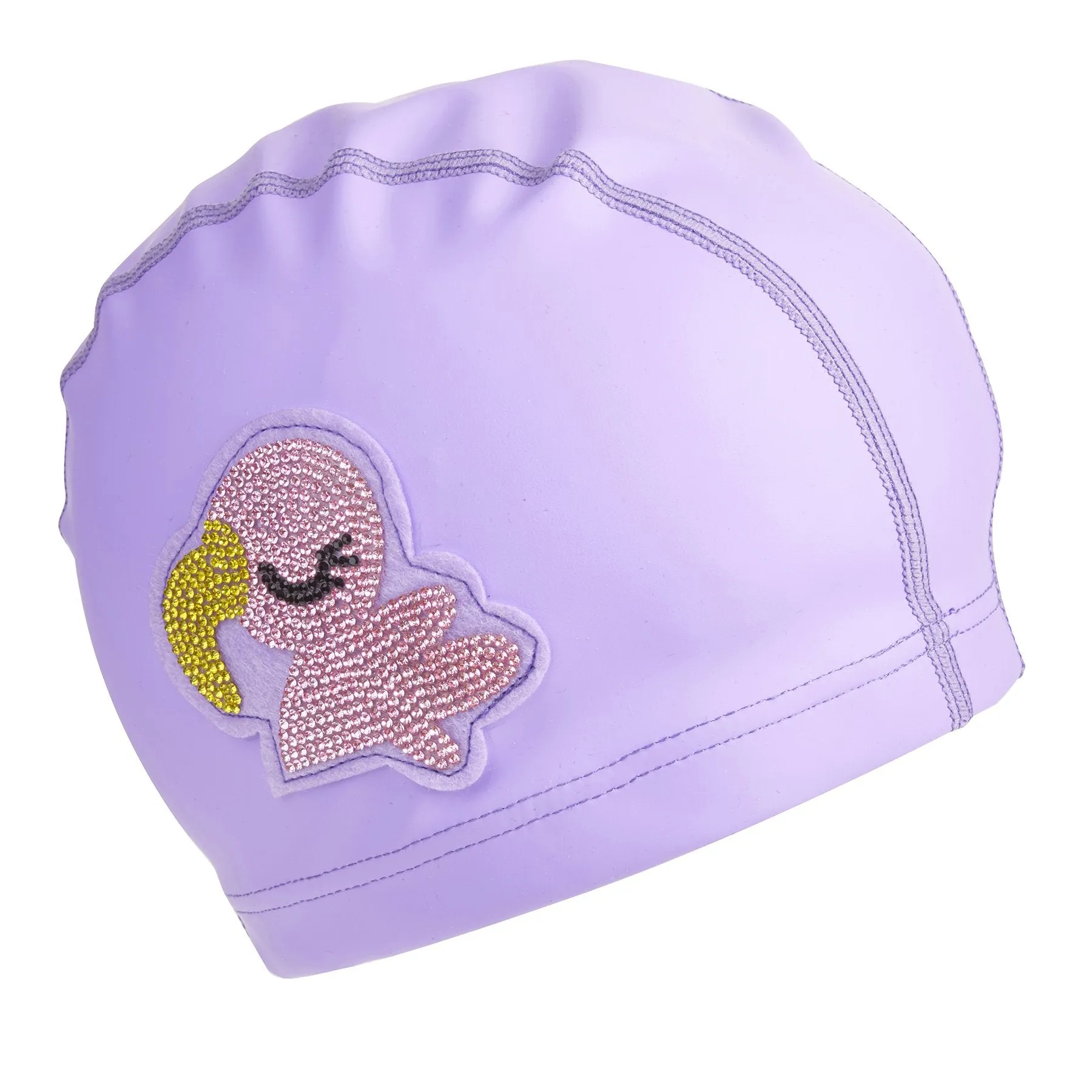 Bling2o - Purple Flamingo Swim Cap