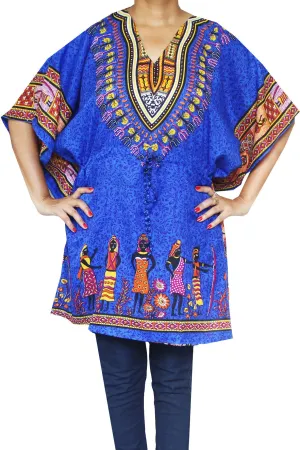 Caftan Printed Womens Tunic Beach Dress