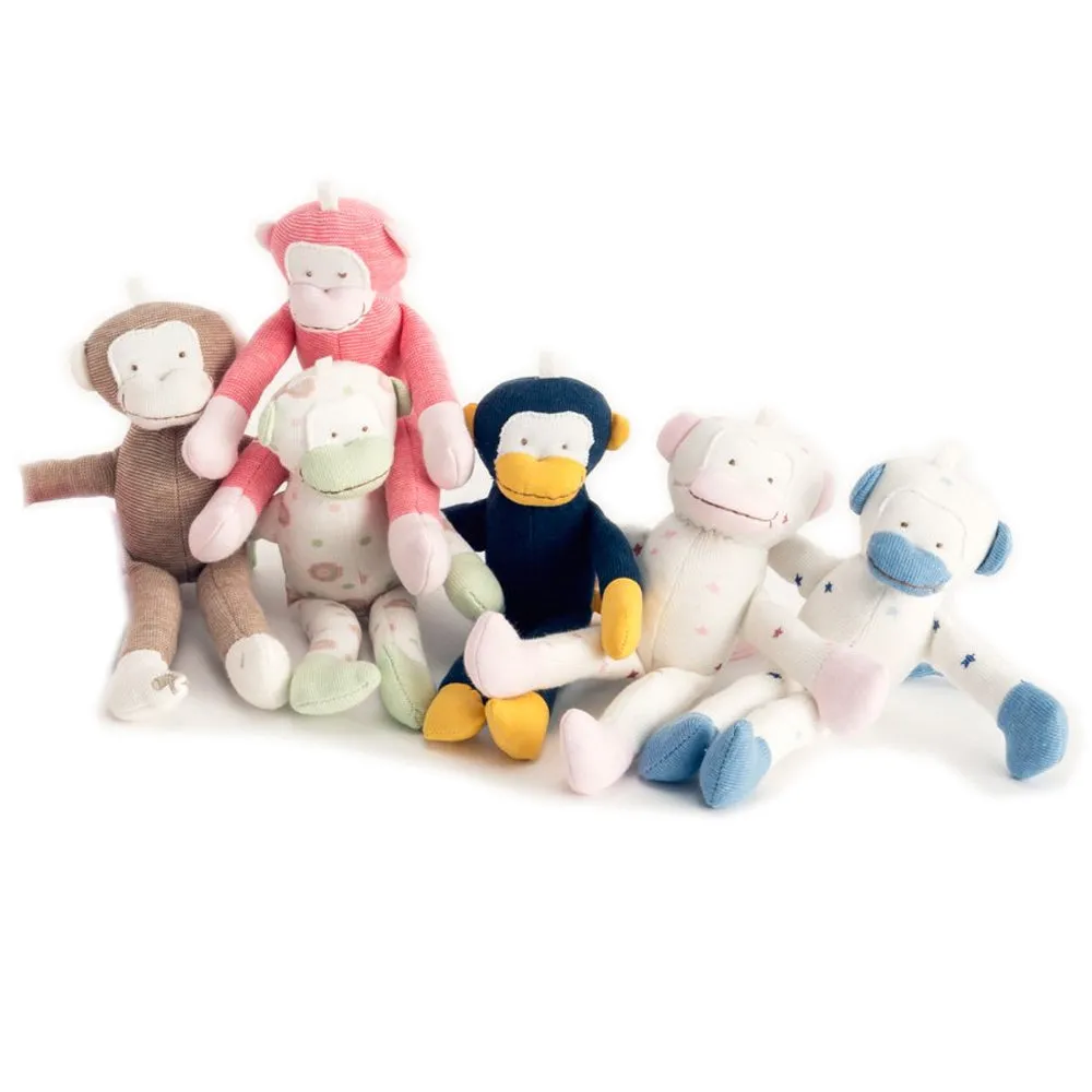 Colorful Organic Monkey Teething Toy