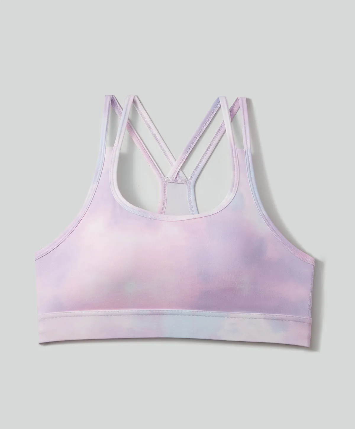 Energized Junior Digital Daydream Printed Strappy Sports Bra