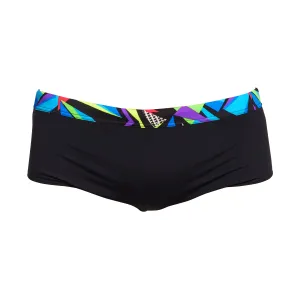 FUNKY TRUNKS Beat it Black Mens Sidewinder Trunks