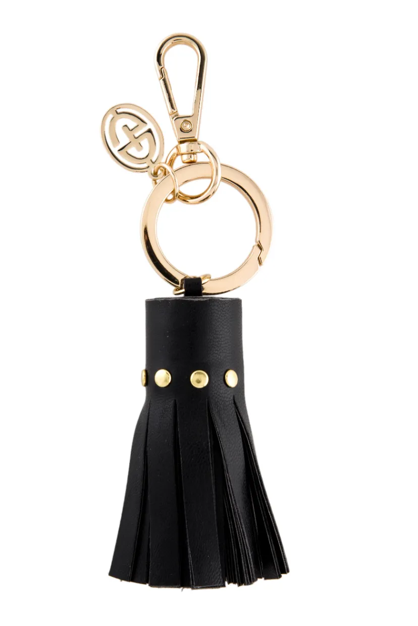 Goldbergh Black and Gold Bag Tassel