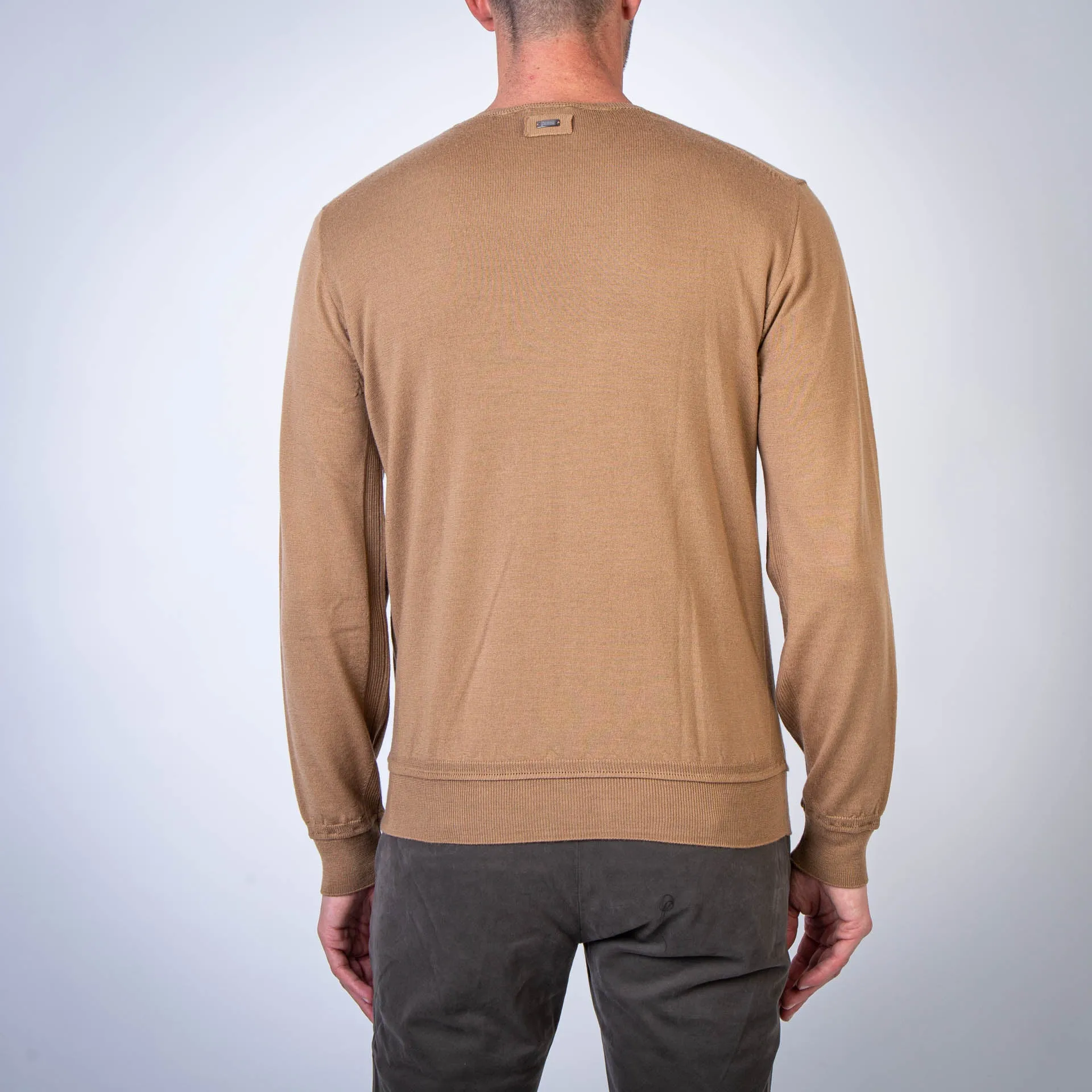 HERNO SWEATER MG000139U-70165 2157 CAMEL