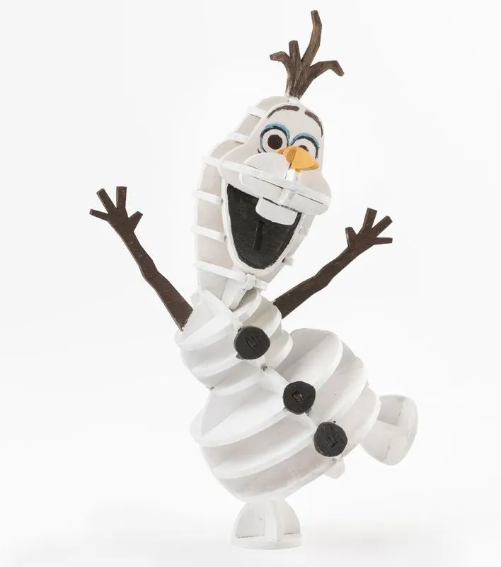 Incredibuilds 3D Wooden Model Disney Frozen Olaf