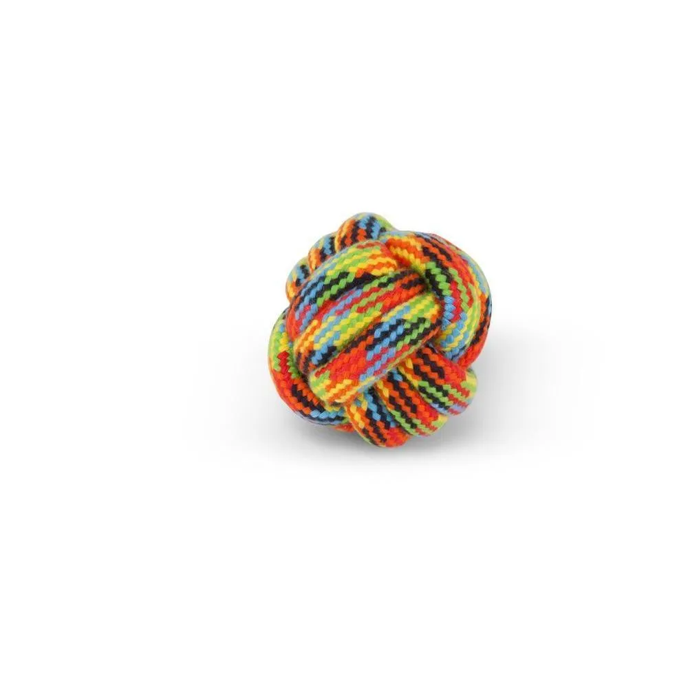 Kazoo Braided Rope Knot Ball Small Dog Toy