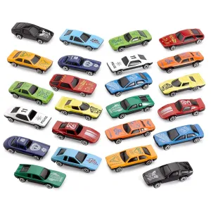 Kicko 24 Pice Diecast Toy Cars 1 to 64 Scale Premium Quality Assorted Colors - Party