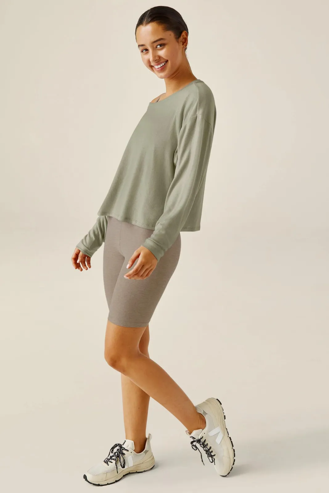 Let Loose Pullover, Grey Sage