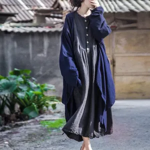 Long Linen Wrap Cardigan | Lotus