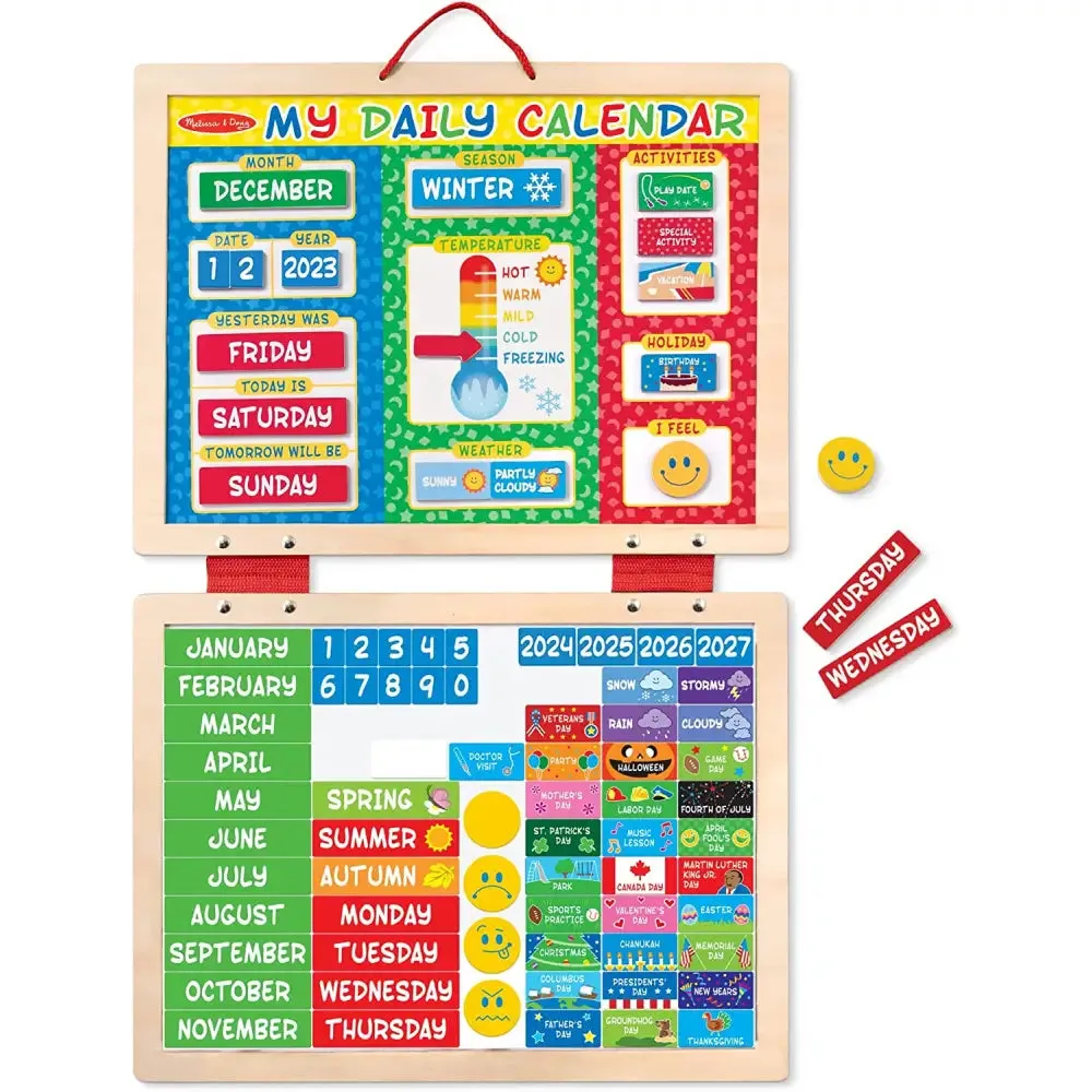 Melissa & Doug My First Daily Magnetic Calendar