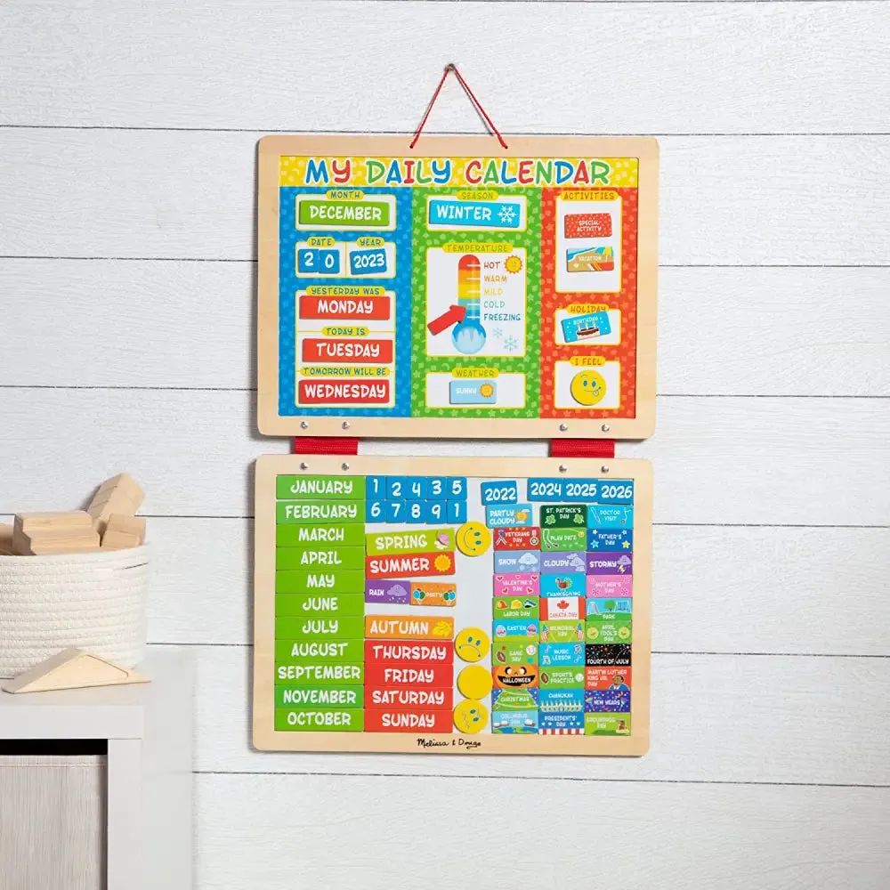 Melissa & Doug My First Daily Magnetic Calendar