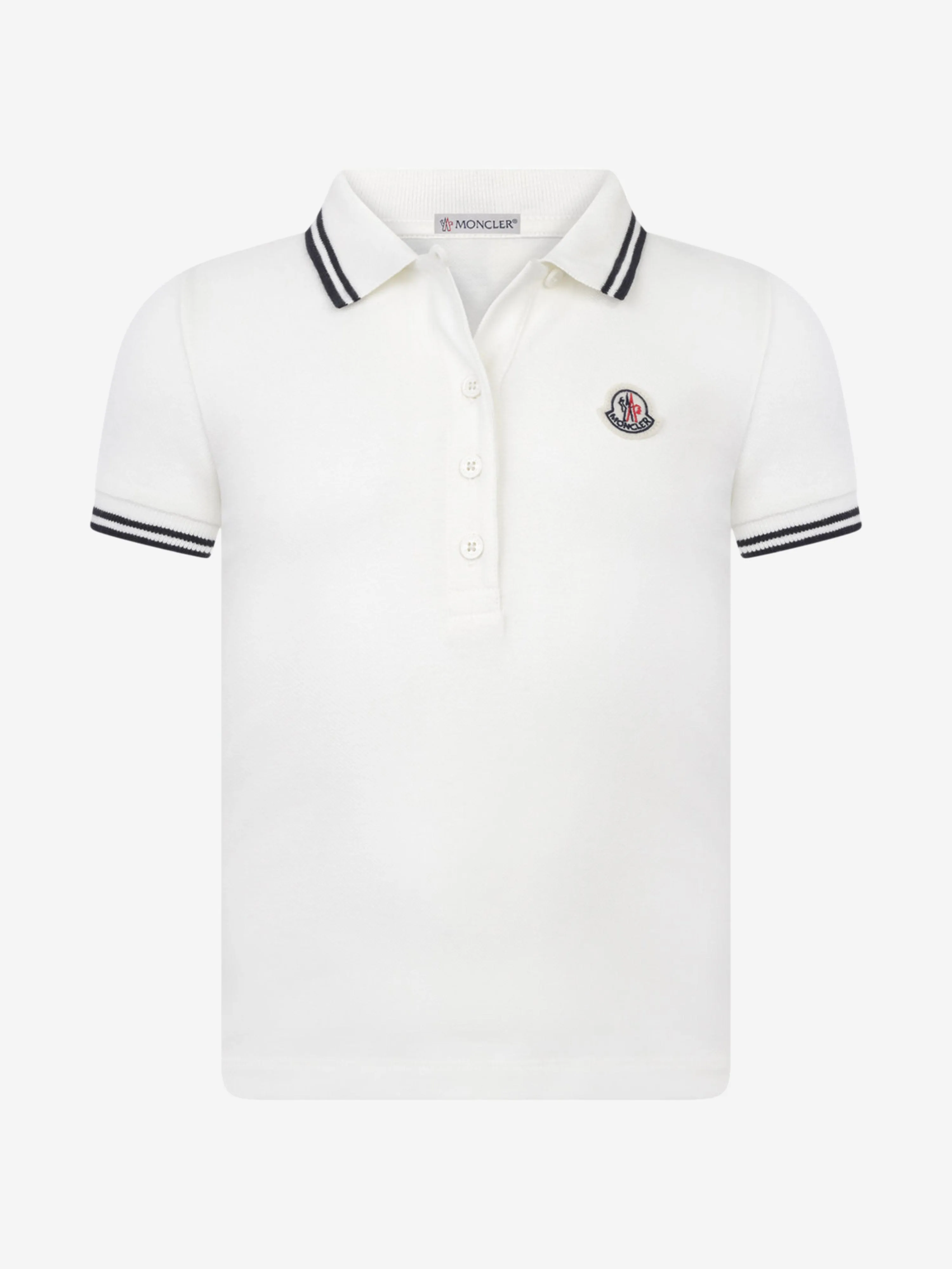 Moncler Enfant Girls Branded Polo Top