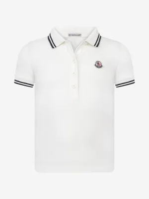 Moncler Enfant Girls Branded Polo Top