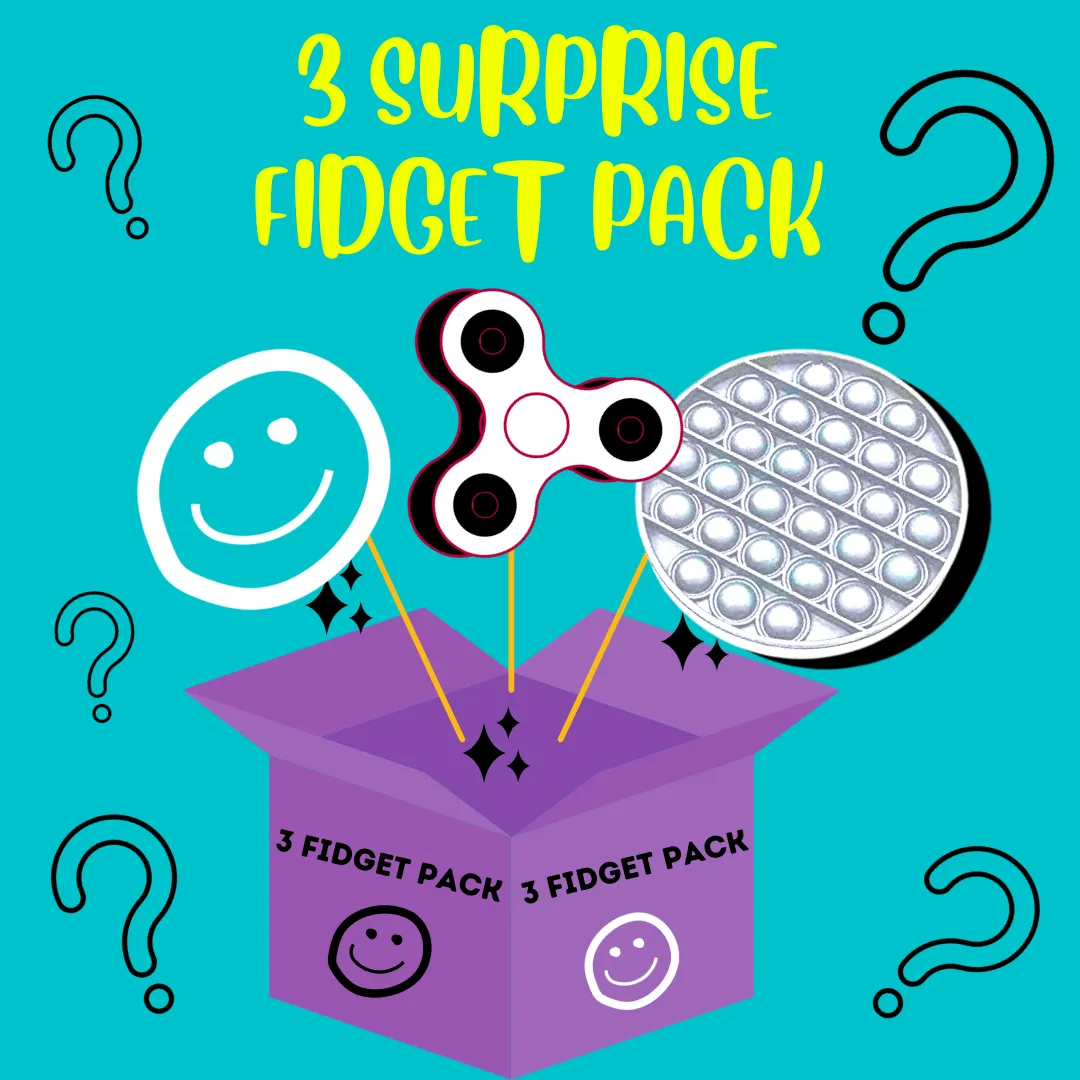 Mystery 3 Pack Fidget Sensory Toys