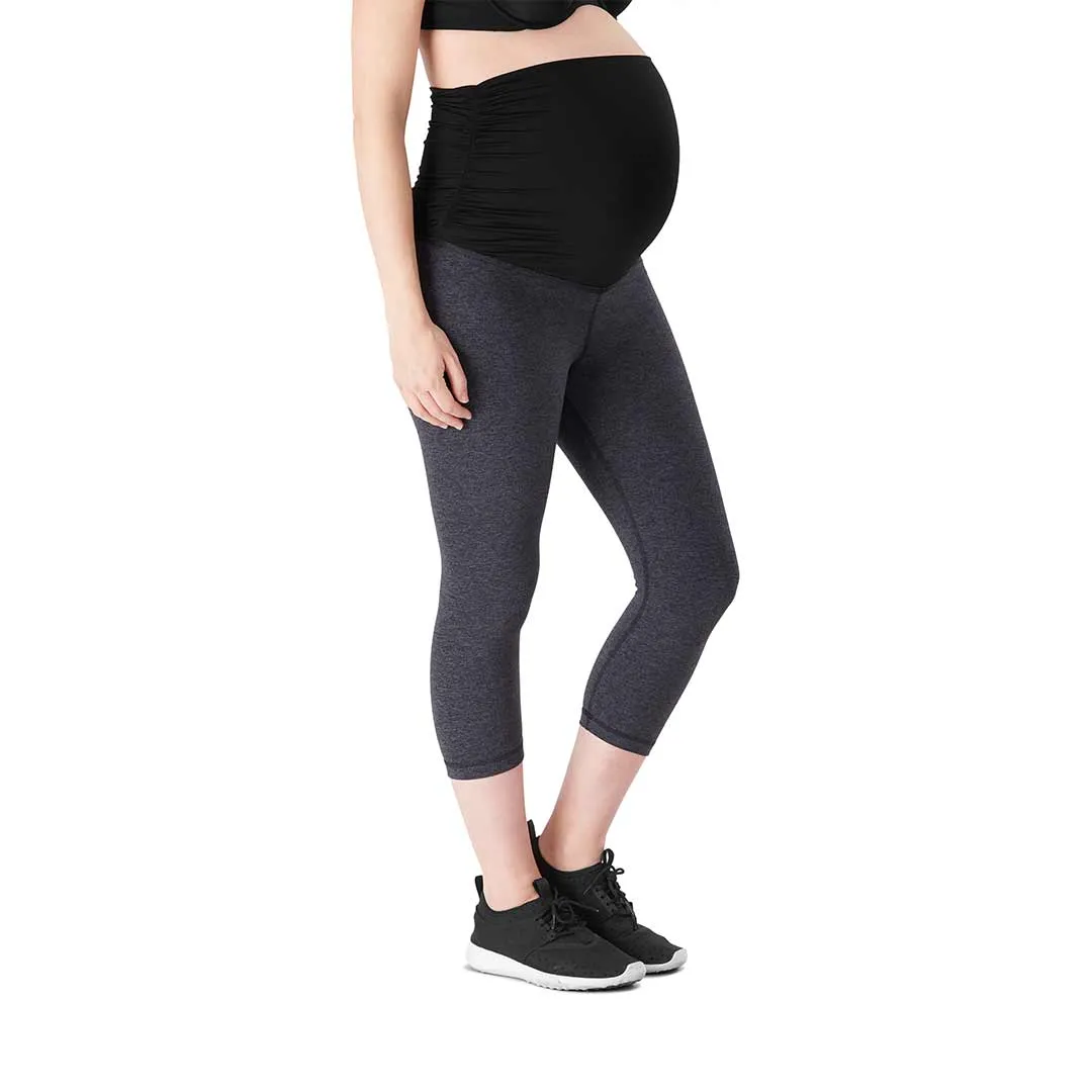 Outlet - Belly Bandit Activewear Capris - Charcoal