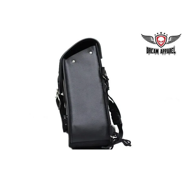 PVC Solo Swing Arm Bag With Studs