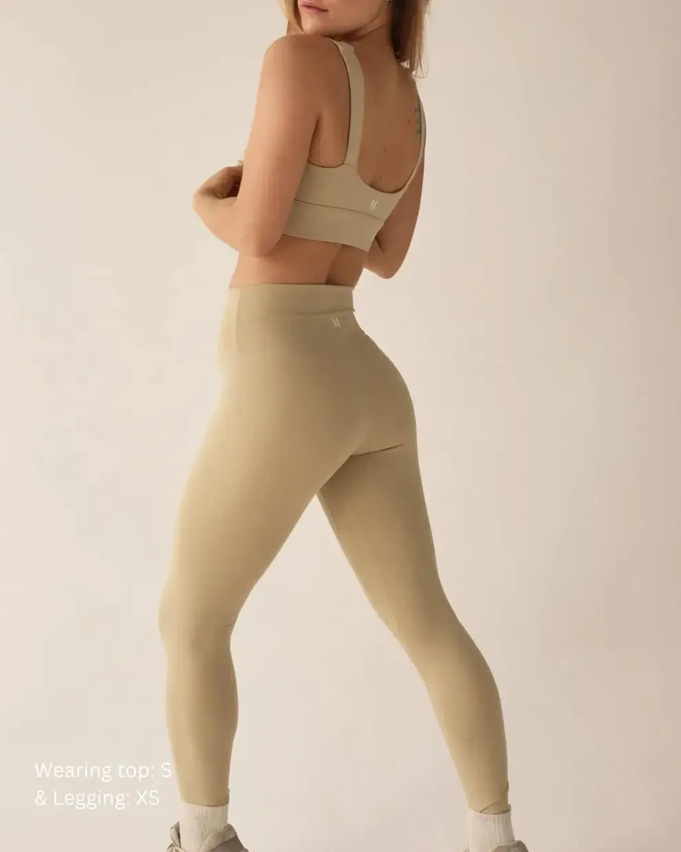 Sculpt high waisted legging - Green sand