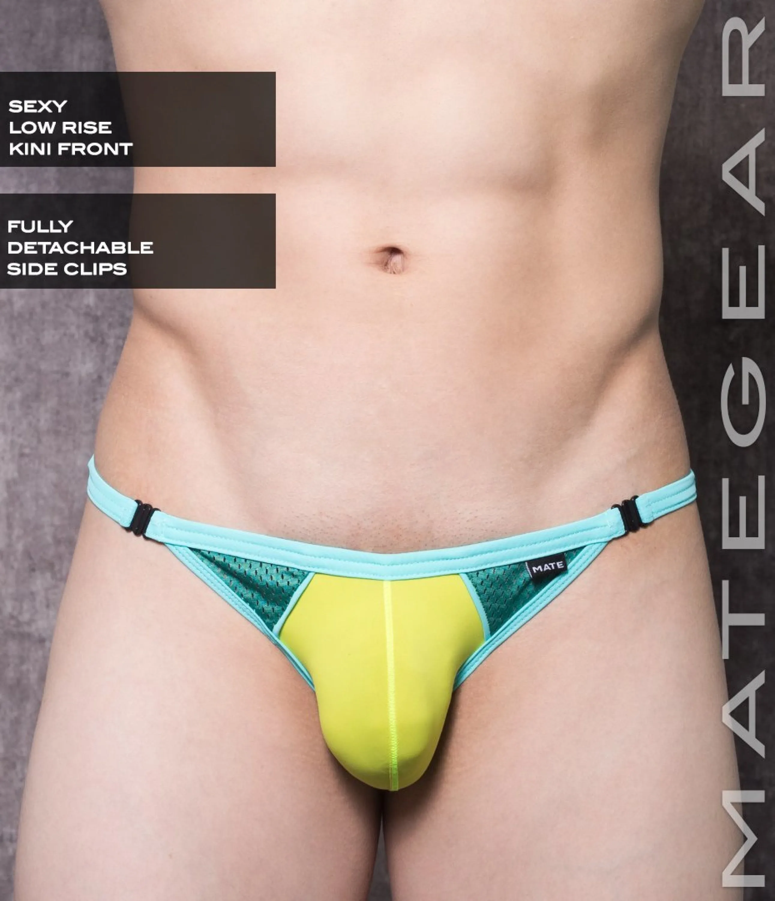 Sexy Mens Swimwear Ultra Swim Bikini - Ri Moon (Detachable Sides)