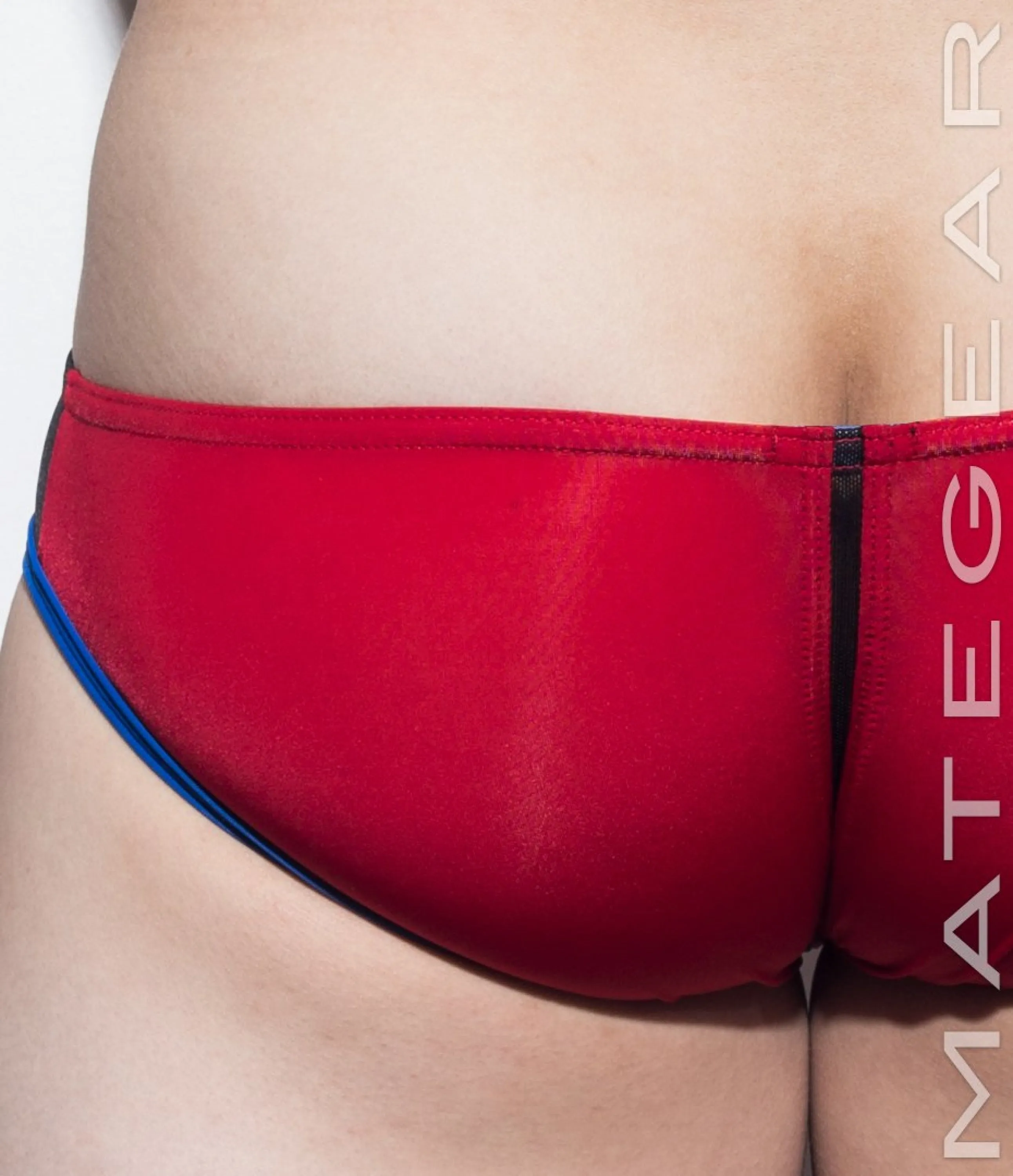 Sexy Men's Swimwear Xpression Mini Swim Pouch Squarecut - Ka Ha IV (Open Front Panel)