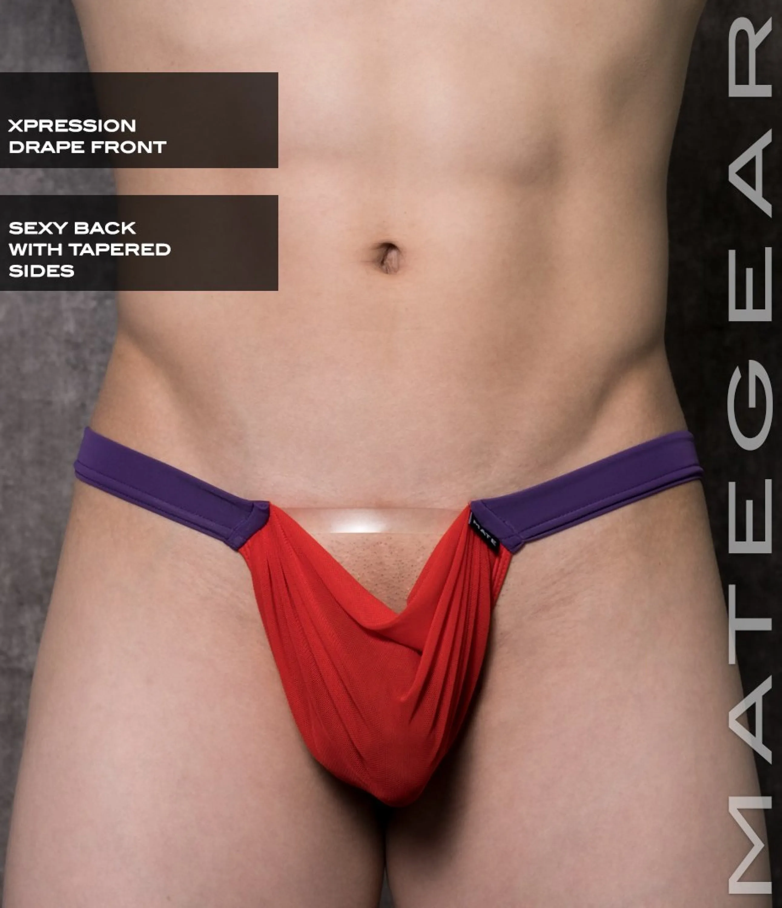 Sexy Mens Swimwear Xpression Ultra Swim Bikini - Yun Hoe (Drape Front)