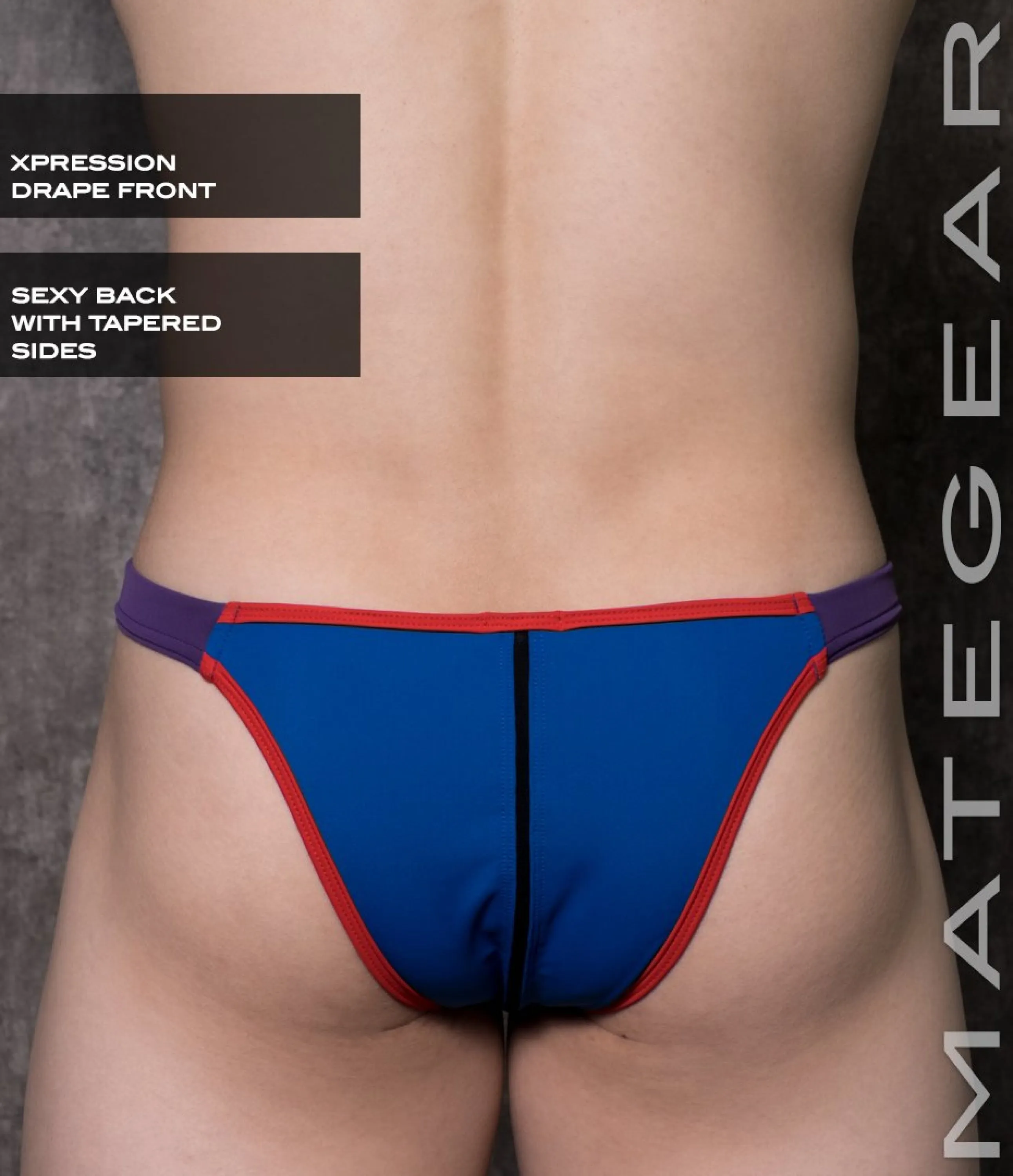 Sexy Mens Swimwear Xpression Ultra Swim Bikini - Yun Hoe (Drape Front)