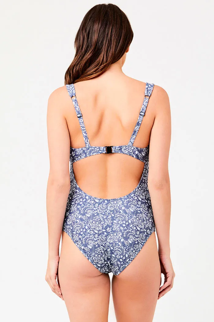 Stormi Tie Front One Piece Swimwear